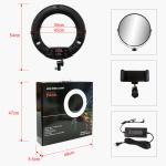 FD-480II 18 inch digital led Ring Light bi color 3200K 5500K For Makeup