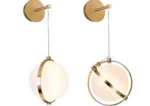 Wholesale Minimalist gold and black led bedroom wall lights simple black led minimalist indoor Wall Lamp from china suppliers