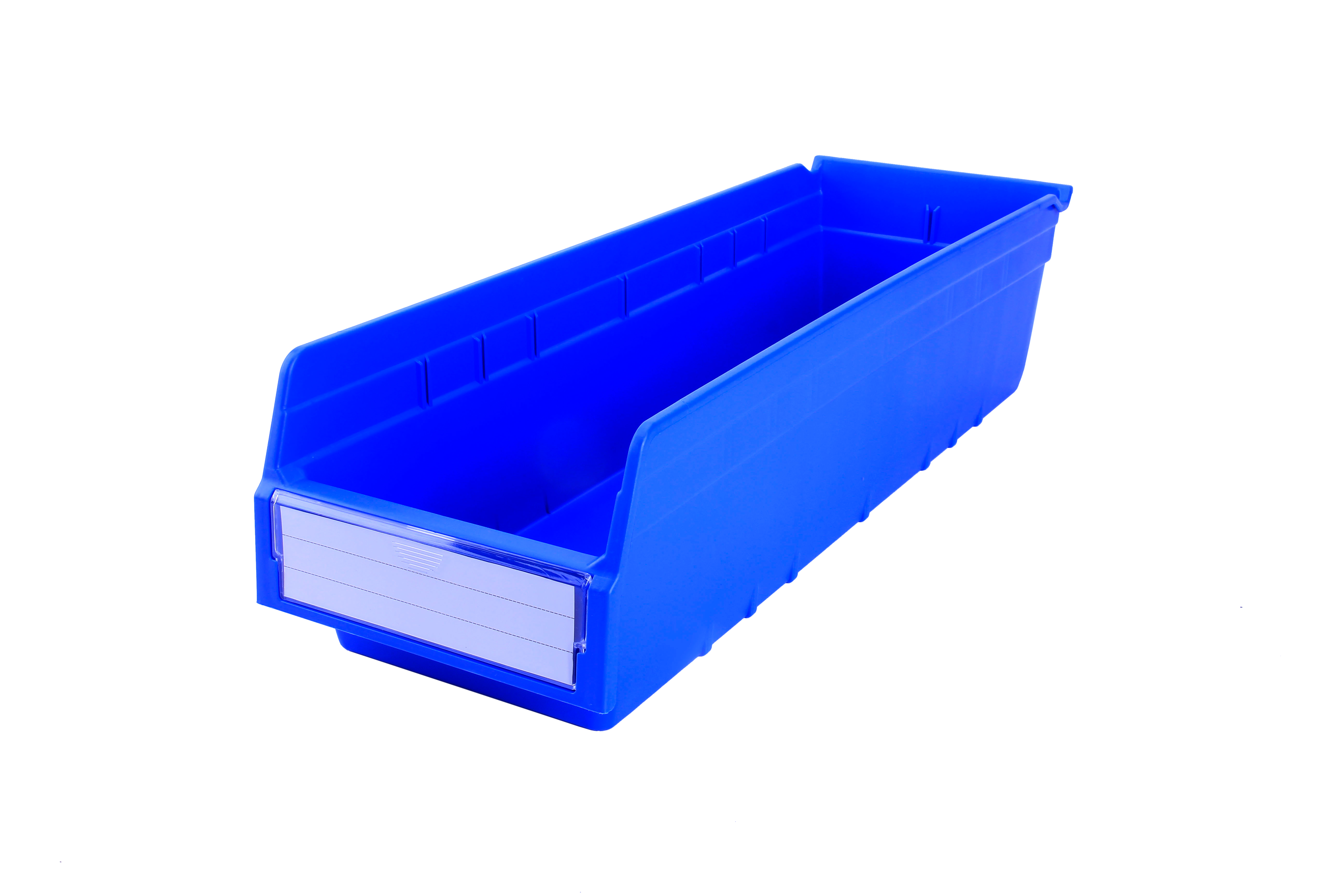 Plastic Storage Shelf Bins for Workshop Organizer Space Saver Workbench Crate Solid Box