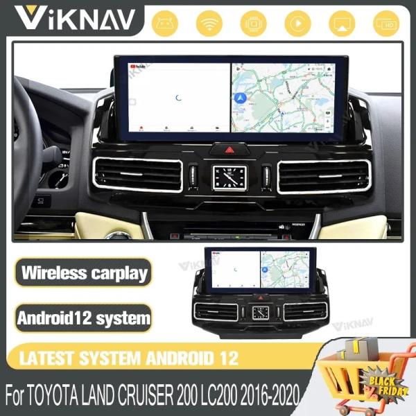 12.3 Inch Touch Sreen Stereo For 20016-2020 Toyota CRUISER LC200 GPS Navigation