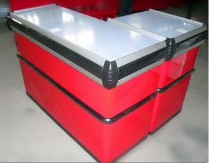 Wholesale Tailored Supermarket Metal Express Checkout Counter with Stainless steel from china suppliers