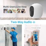 Glomarket Smart Two-Way Audio Home Camera Low Power 2MP Battery Wifi/4G Mini
