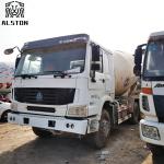 6x4 10M3 12M3 Used Concrete Mixer Truck , Howo Ready Mix Concrete Lorry