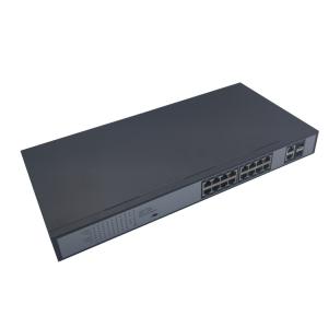 Wholesale 18 Ports Managed Fiber Switch 100 / 1000m SFP And 8 Ports 10 / 100 / 1000m Ethernet Ports from china suppliers