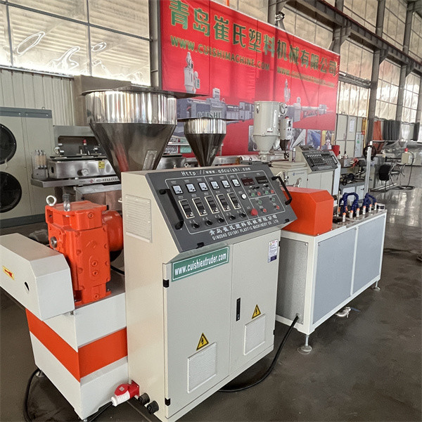 Flexible Helix PVC Suction Hose Machine / Reinforced PVC Pipe Extruder Machine