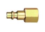 Single Shut Off Pneumatic Quick Connect Plug , Industrial Interchange Pneumatic