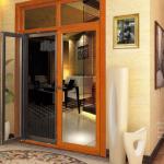 Indoor Entrance Aluminum Hinged Door Sound Insulation Double Glass Aluminum