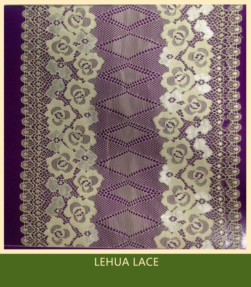 Hot Selling and nice quality Nylon Spandex Stretchy Brazil Lace from China