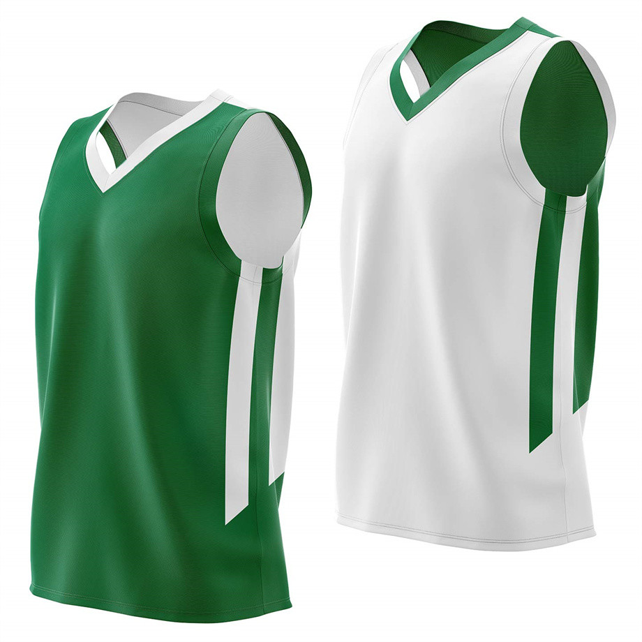 Reversible Men's Mesh Athletic Basketball Jersey Single For Team Scrimmage