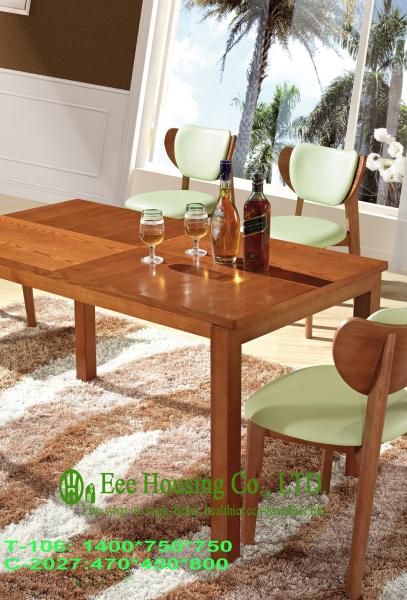 Solid Wood Dining Chairs,Solid Wood Dinning Table Furniture With Chairs/Home