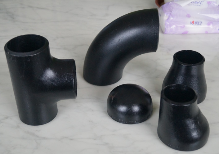 Carbon Steel Stainless Steel Fittings Elbow SCH5 To SCH160 Tee Con ECC Reducer Cap