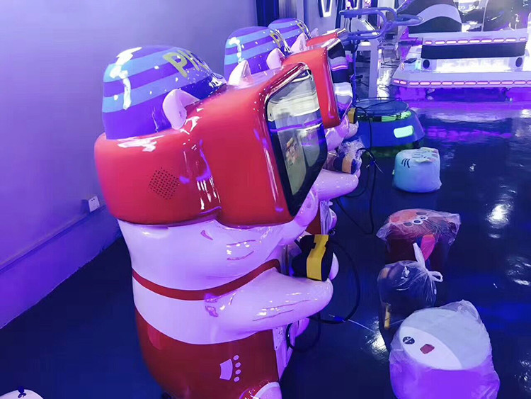 110V 9D VR Simulator Mini Movies Vr Headset Kids Rides On Toy In Game Center