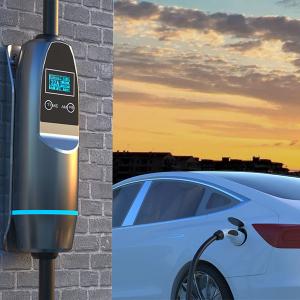 Wholesale 7kw 32a Type 2 Level 2 OLCD Screen Car Portable Ev Charger For Wuling from china suppliers