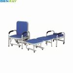 Factory Good Quality Hospital Office School Hotel Accompany Reclining Chair Bed
