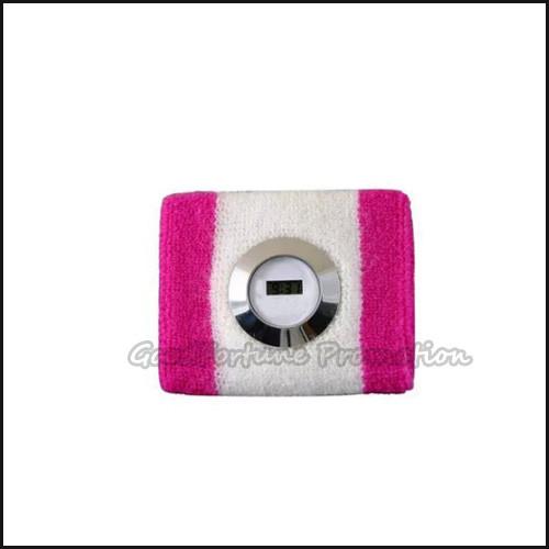 Customed promotion printed logo polyester/cotton outdoor sports watch wrister