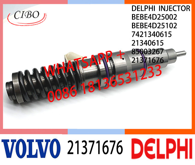 Fuel engine Diesel Injector 21371676 BEBE4D25002 BEBE4D25102 21340615 85003267 E3.18 for VOL MD13 EURO 5 MED POWER