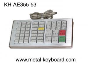 Wholesale 53 Colorful Resin Buttons Metallic Ruggedized Keyboard Vandal resistant and dust proof from china suppliers