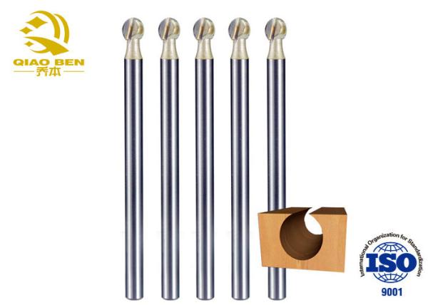 2 Flutes Carbide Ball End Mill Tungsten Tapered Ball Nose End Mill Wear