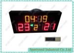 Indoor / Outdoor Handball Scoreboard with Time Display , Viewing Distance 40m