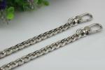 Factory supply 120 mm length gold & nickel color iron metal chain strap bag with