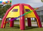 Red Yellow Waterproof Advertising Air Inflatable Spider Tent For Event