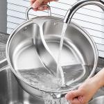 Hot Sale 28cm Induction Cooking Pot Cookware 304 Stainless Steel Hot Pot Soup