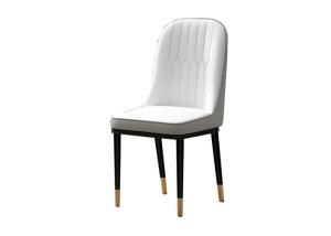 Wholesale Luxury Furniture Brown Wood Legs Simplicity Leather Dining Room Chairs from china suppliers