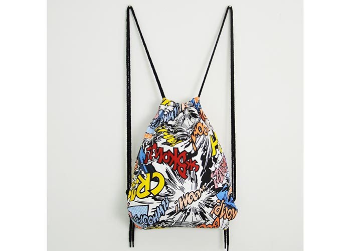 Water Resistant Sports Backpacks Wear Resistant Hot Transfer Printing