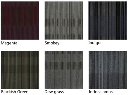 PVC Backed Office Removable Nylon Carpet Tiles 50cm*50cm