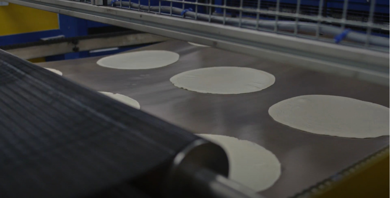 Bread 20cm Tortilla Production Line 21274mm Automatic Tortilla Maker Machine