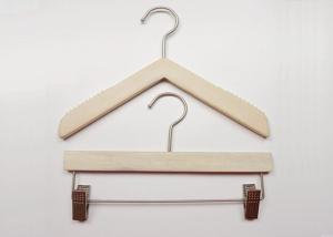 Wholesale Triangle Style Solid Wooden Retail Store Hangers For Women / Kids Clothes from china suppliers
