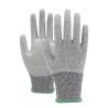 Buy cheap Level 2 Protection PU Safety Gloves Anti Slip Grey Breathable Work Gloves from wholesalers