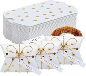Wholesale Art Paper 17g Sweet Wedding Favour Chocolate Boxes With Ribbon Handle from china suppliers