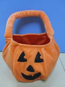 Wholesale Customized Orange Halloween Plush Toys 12 inch Stuffed Bag for Party from china suppliers