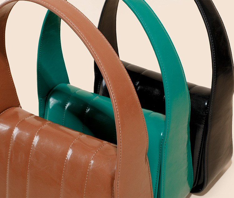 Single Handle Custom Solid Color Chain Crossbody Purse Bag for Fashionable Women