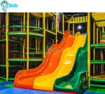 Indoor Amusement Park Trampoline Park Plastic Slide Equipment For Children