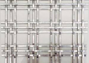 Wholesale 1''x1'' Decorative Architectural Woven Wire Mesh Triple Flat Anti Impact from china suppliers
