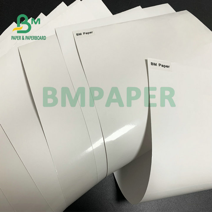 Super White 80gsm Gloss Cast Coated Paper 1020mm 1365mm Jumbo Roll 