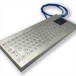SUS304 Industrial Desktop Keyboard IP67 Stainless Steel Keyboard Violence Resist