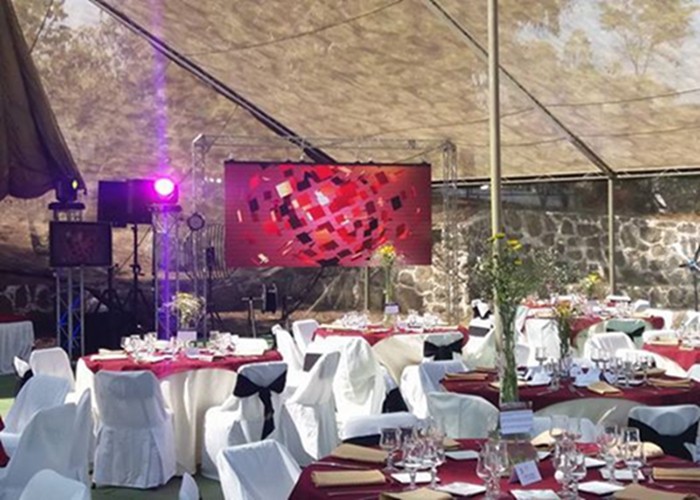 10x6 Feet Portable HD LED Dsiplay Led Video Screen For Birthday Party Events
