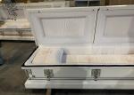 Iron Burial Vault Stainless Steel Casket Customizable For Exceptional Durability