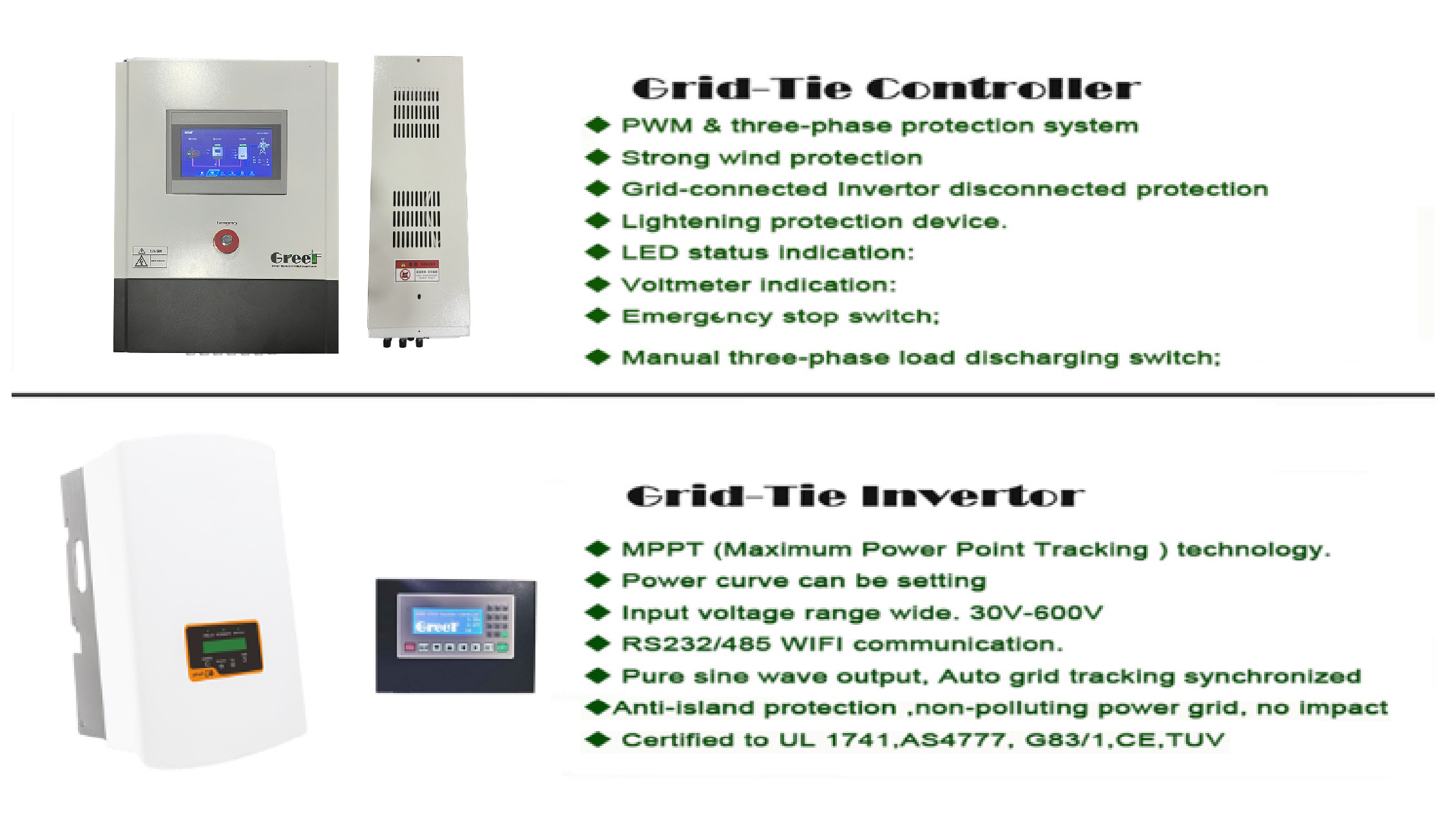 Small Horizontal Pitch Control Wind Turbine Generator System Home 20kw