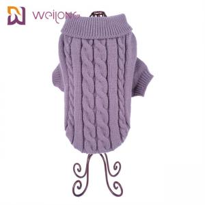 Wholesale Turtleneck Cable Knit Dog Sweater Outfits For Dogs Cats from china suppliers