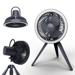 Wholesale Outdoor Night Light Tripod Portable Camping Fan Multifunctional With LED Light from china suppliers