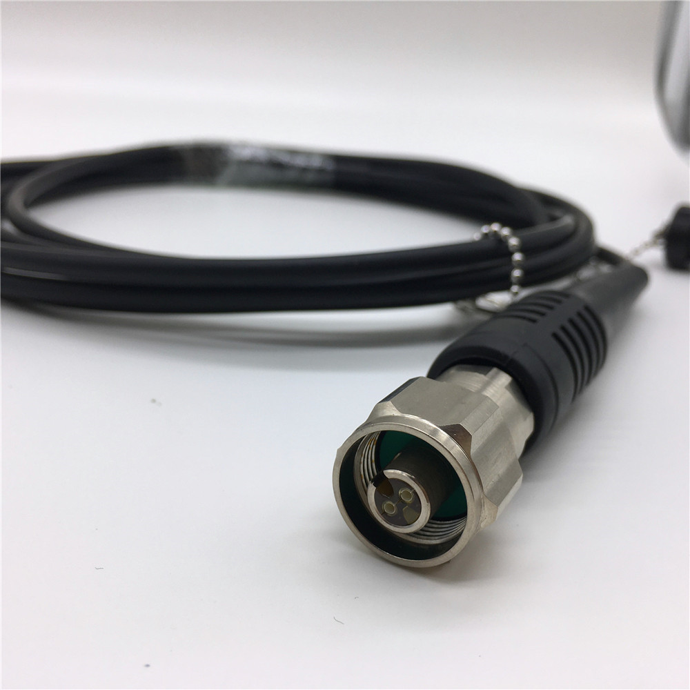 IP67 Armored Fiber Patch Cord With Odc Connector Plug Socket With 2 Cores