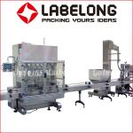 High Speed Bottle Capping Machine , Anti - Corrision Liquid Filling Labeling