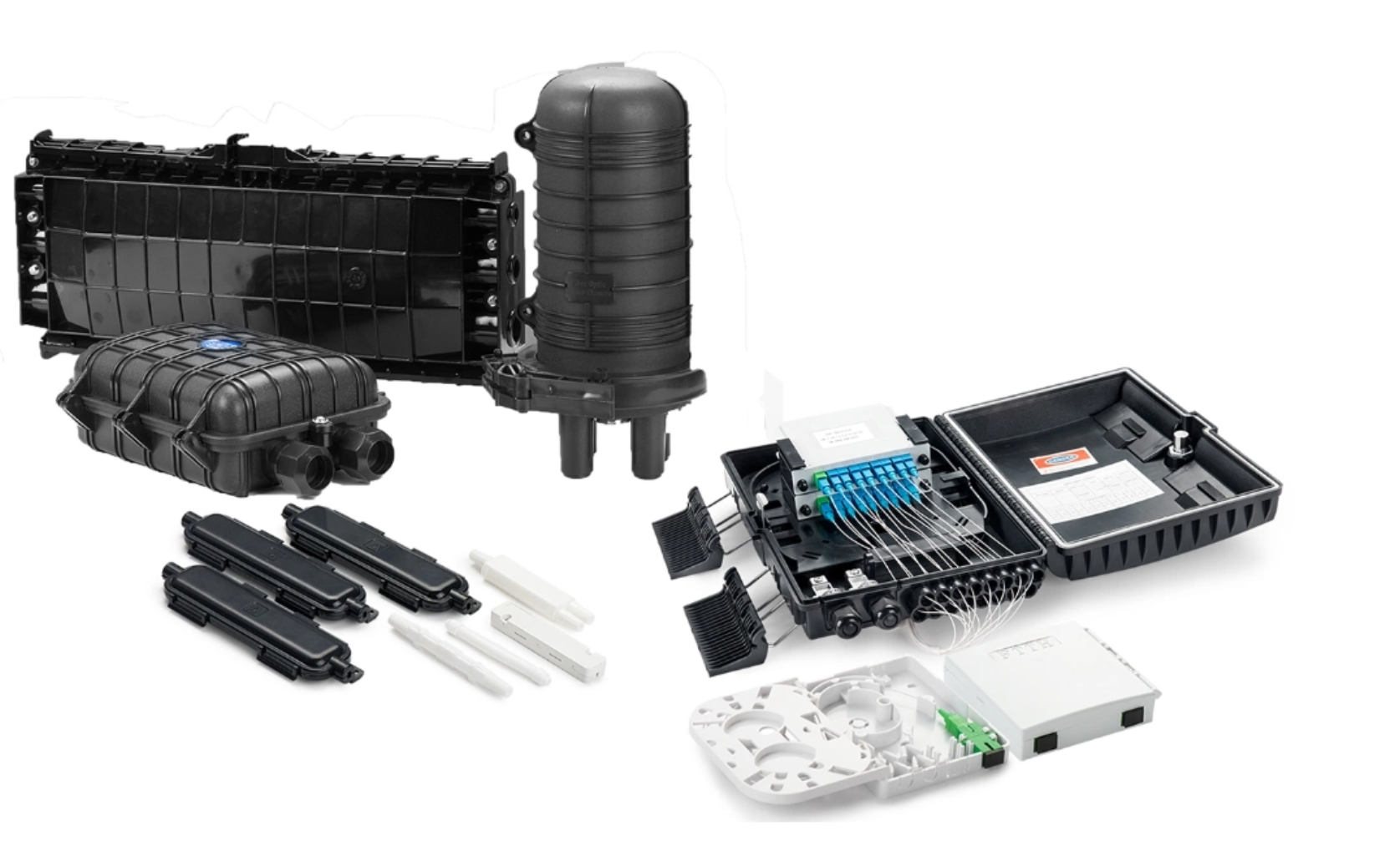 48-Core FTTH Outdoor 288 Fiber Optic Cable Dome Splice Closure for Harsh Environments