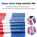 Single Item 100% Waterproof PP/PE Stripe Tarpaulin for Car Covers Trucks Trains