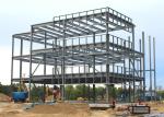 Multi Floors Steel Frame Office Buildings / Prefab Steel Structures Buildings