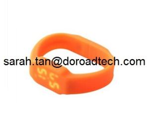 Wholesale New Arrival Classical Silicone Bracelet LED Watch USB Flash Drive Pendrives from china suppliers